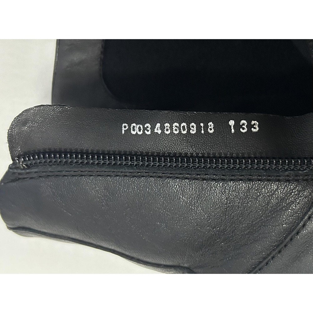Hotter Boots Womens Size 6.5 Black Whisper Ankle Bootie Leather Zip Flat Comfort - Picture 10 of 16